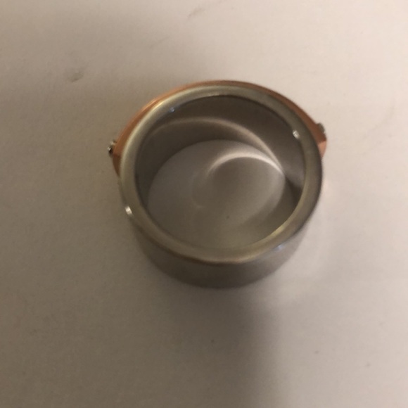 Marc By Marc Jacobs Unisex Logo Plaque Ring - Picture 3 of 10